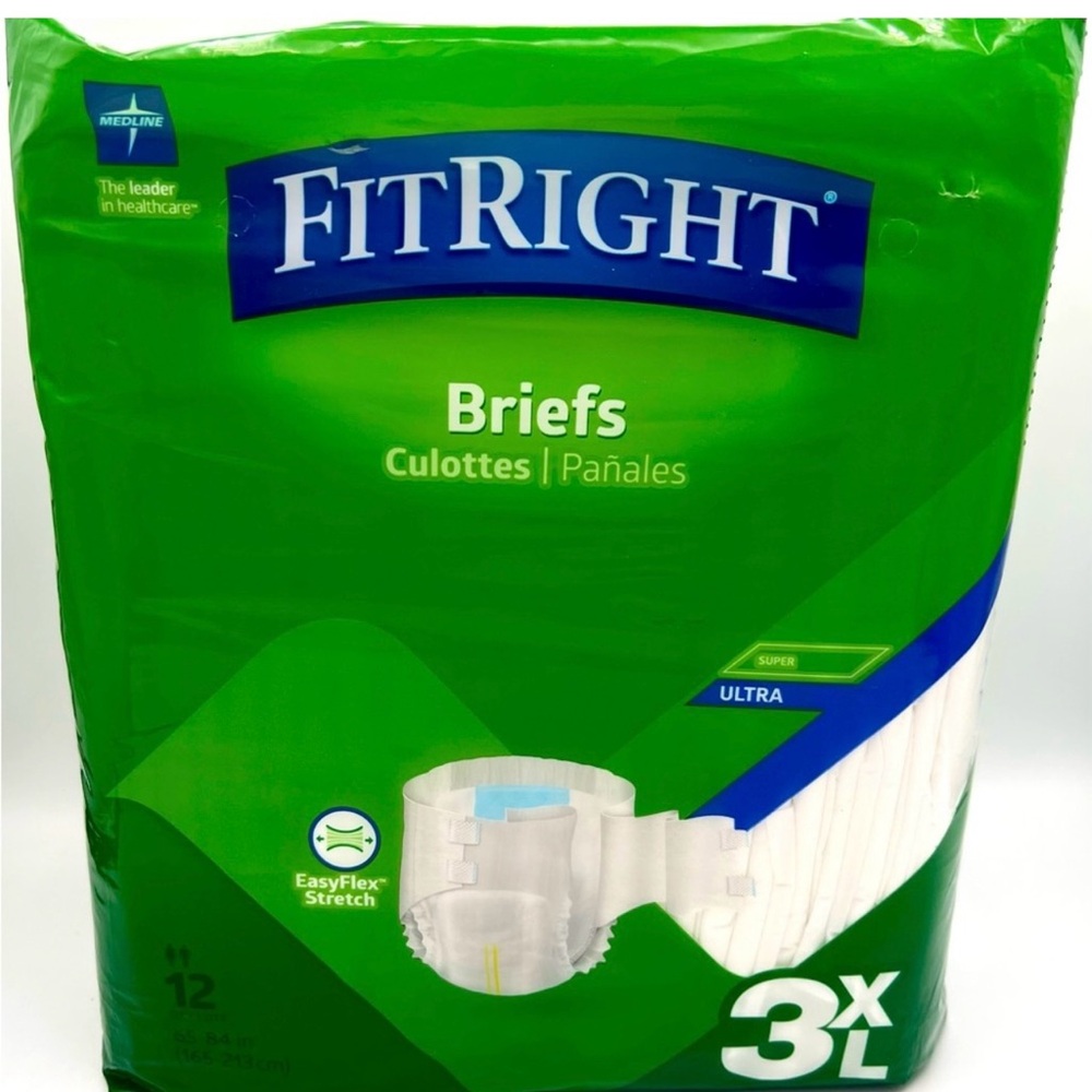FitRight Green and White Briefs